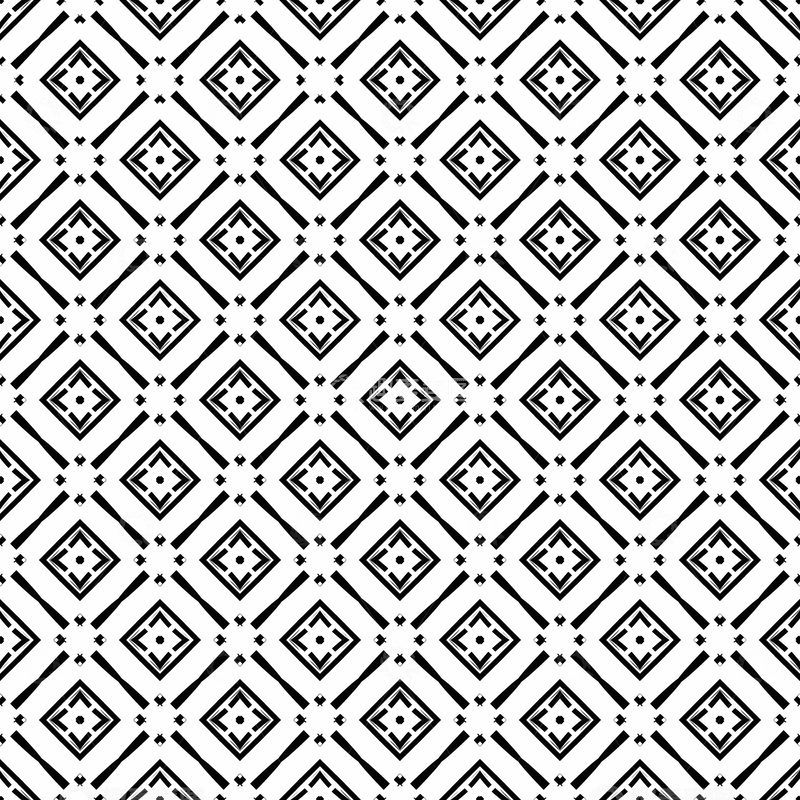 源文件下载【趣麦麦图】复古几何花纹无缝图案18