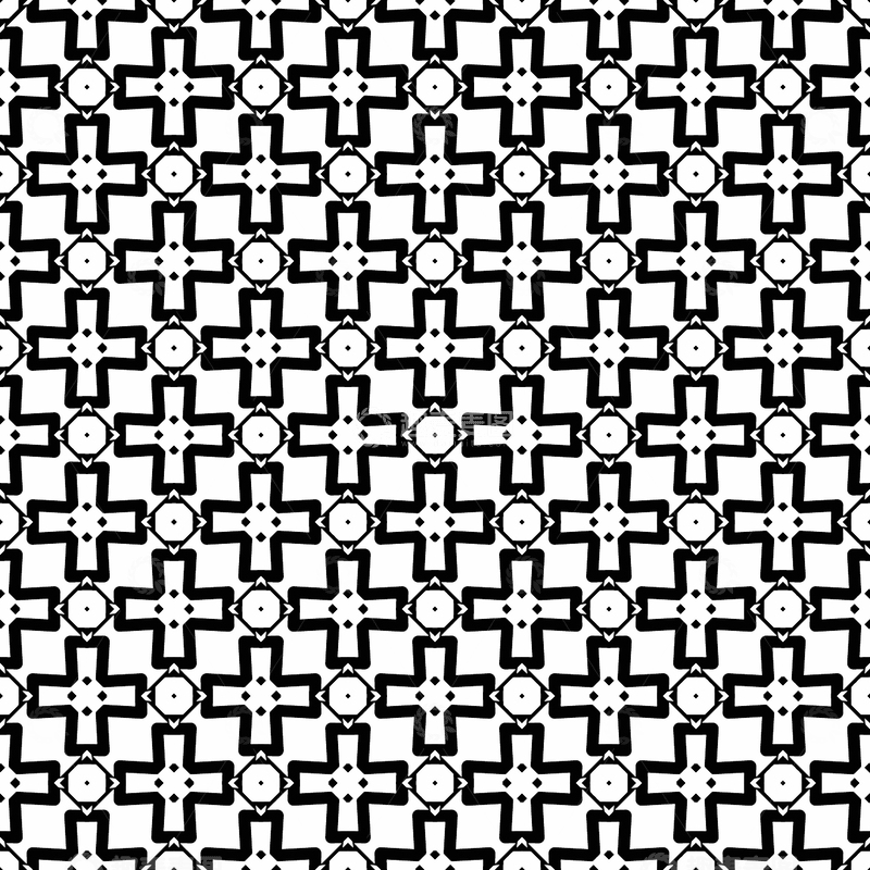 源文件下载【趣麦麦图】复古几何花纹无缝花型