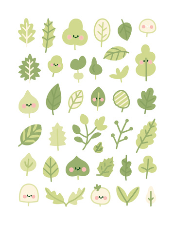各种可爱的叶子