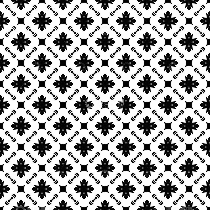 源文件下载【趣麦麦图】复古几何花纹无缝图案2