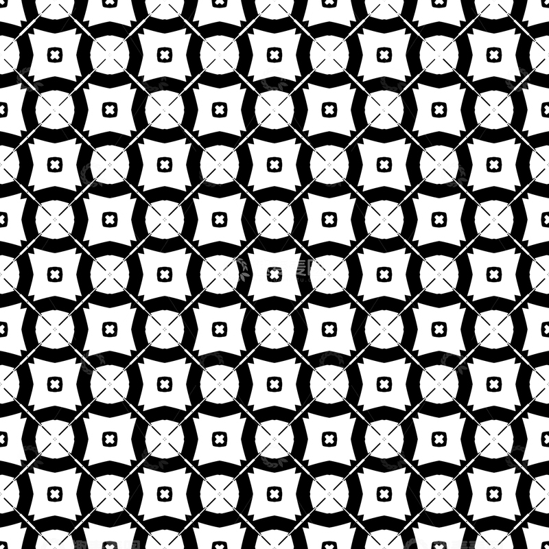 源文件下载【趣麦麦图】复古几何花纹无缝花型