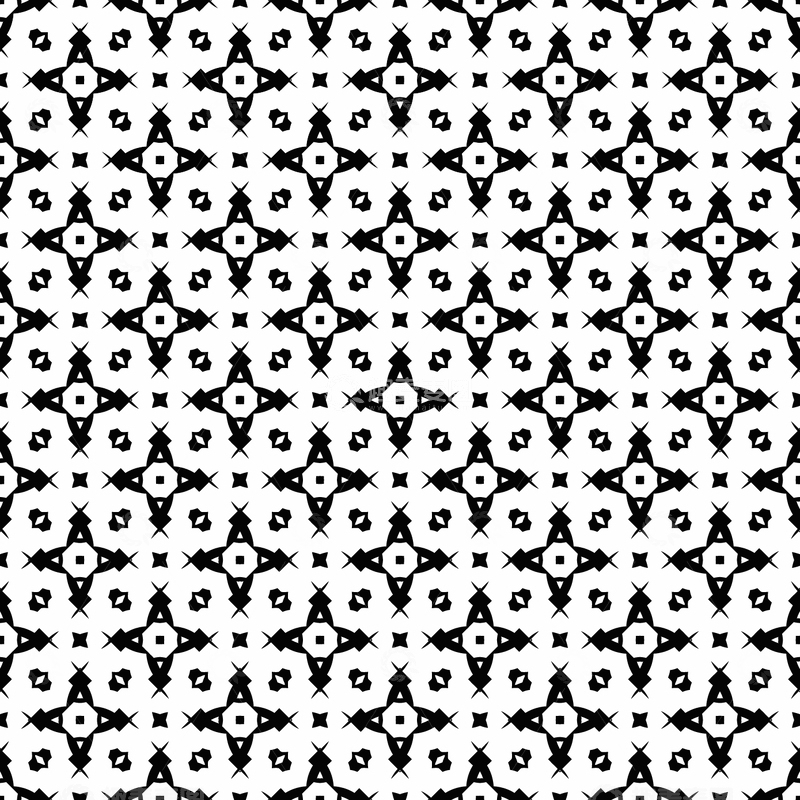 源文件下载【趣麦麦图】复古几何花纹无缝图案37