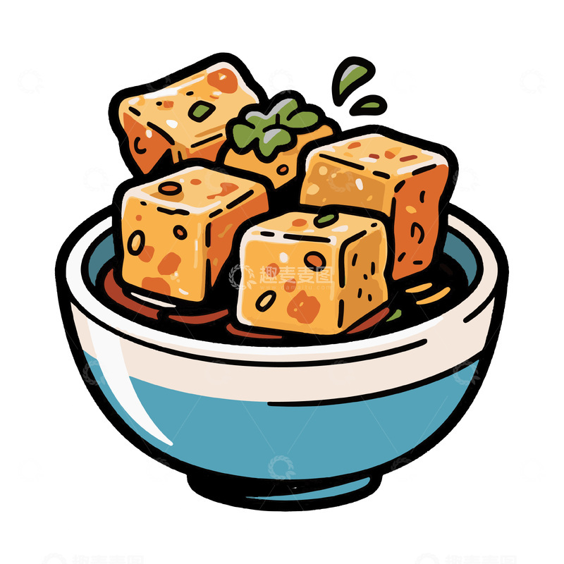 一碗臭豆腐小吃