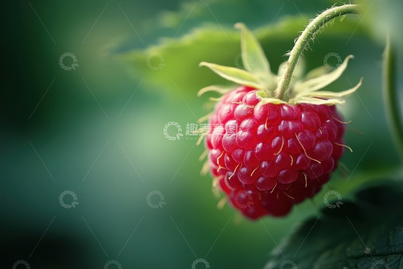 高清大图下载【趣麦麦图】一颗成熟的莓果摄影