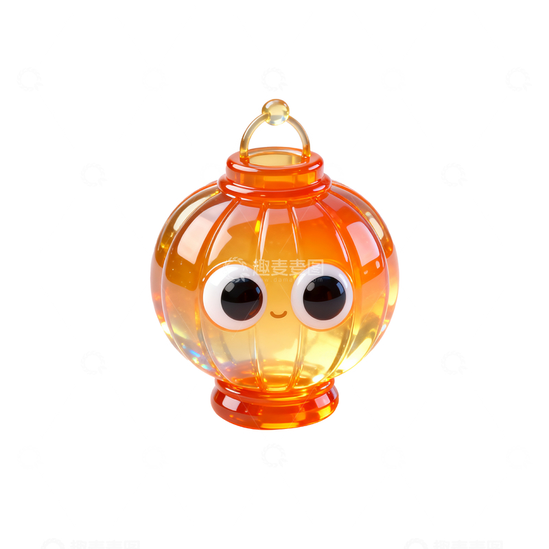 源文件下载【趣麦麦图】3d果冻灯笼4