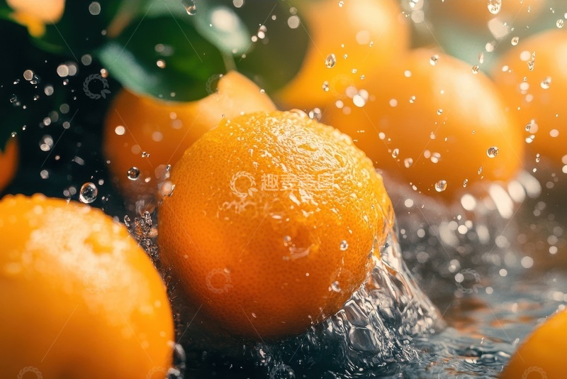 高清大图下载【趣麦麦图】新鲜的橙子水果