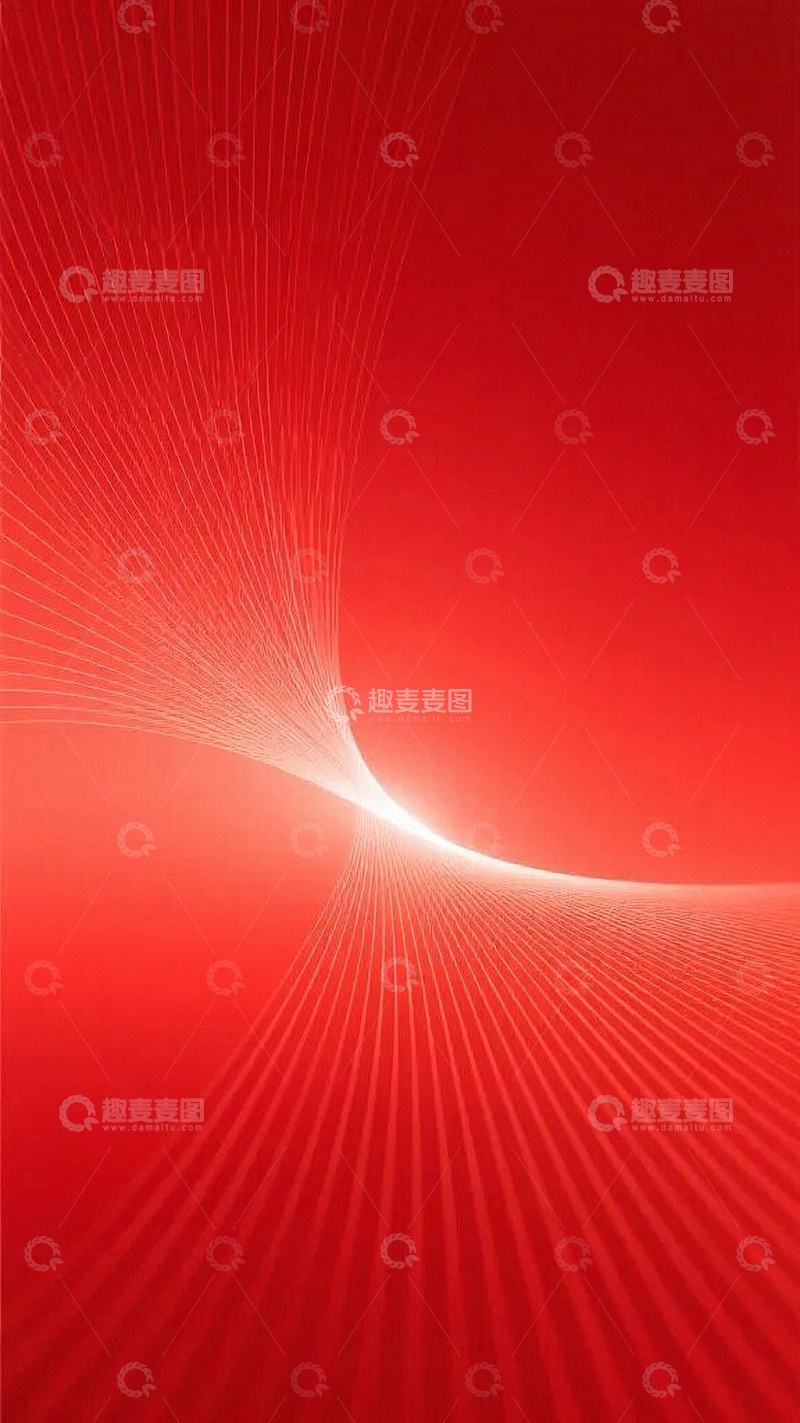 高清大图下载【趣麦麦图】红色背景光线科技底图4