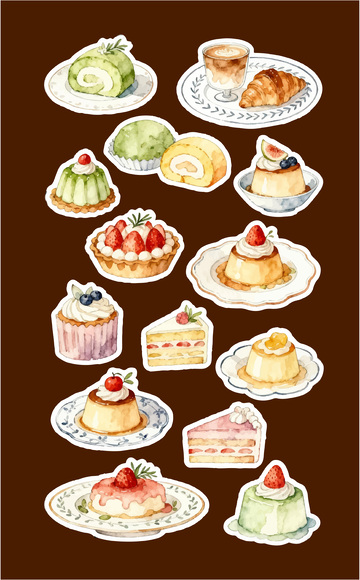 烘焙美食贴纸