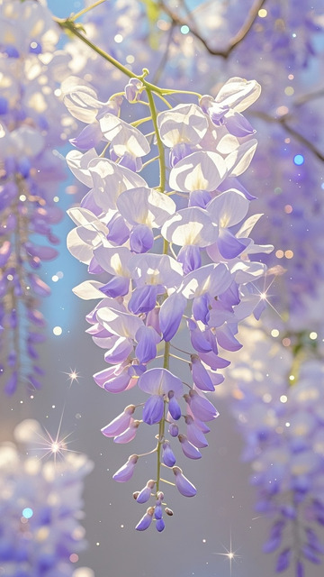 多巴胺紫藤花素材2