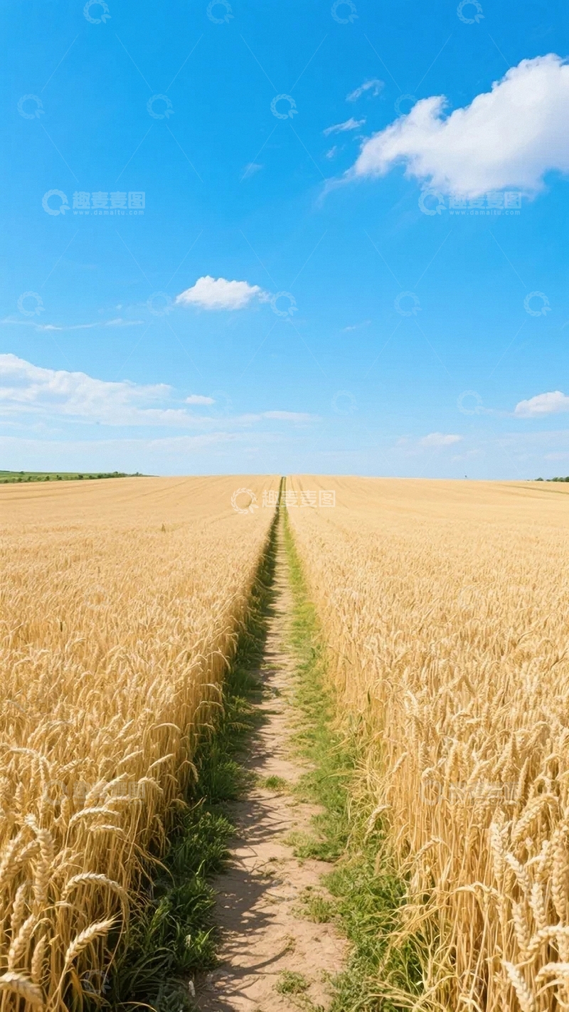 高清大图下载【趣麦麦图】成熟的金色麦田3