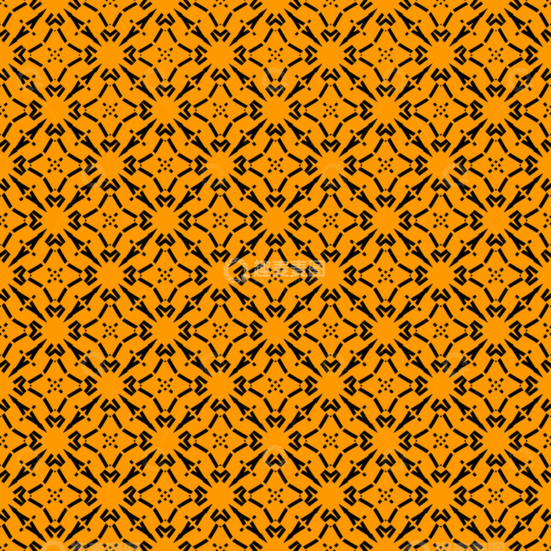 源文件下载【趣麦麦图】复古几何花纹无缝图案48