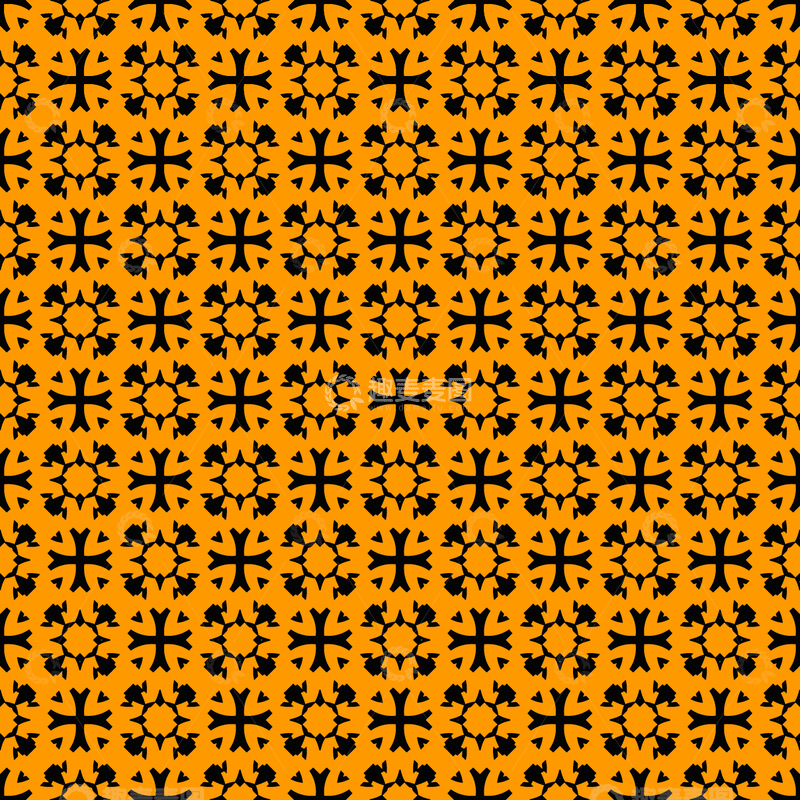 源文件下载【趣麦麦图】复古几何花纹无缝图案19