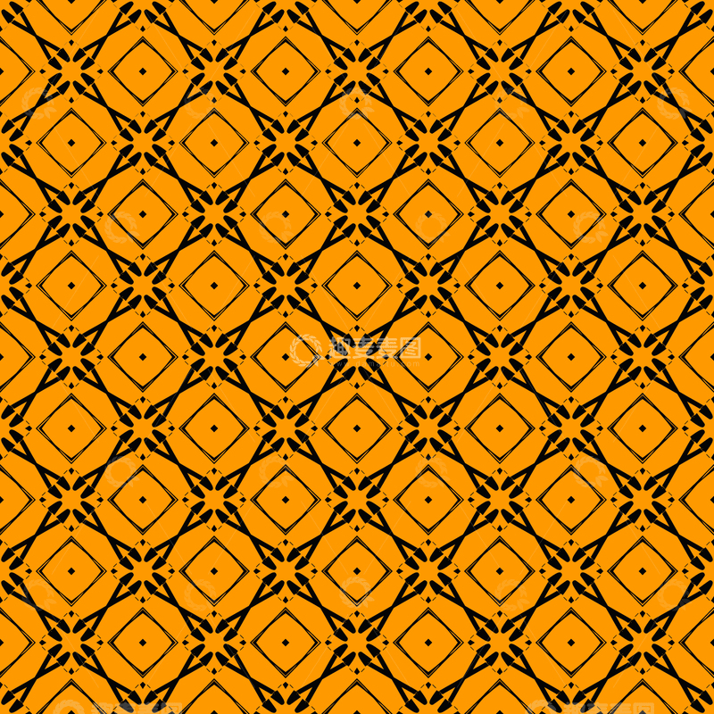源文件下载【趣麦麦图】复古几何花纹无缝图案44
