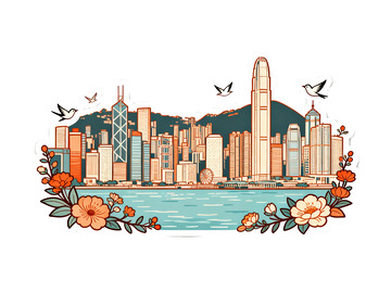 城市建筑插画18