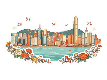 城市建筑插画19