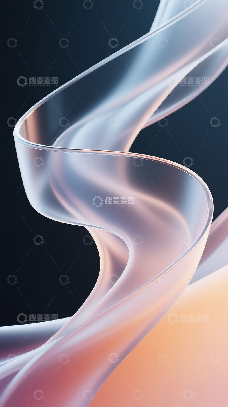 高清大图下载【趣麦麦图】扭曲磨砂玻璃背景2