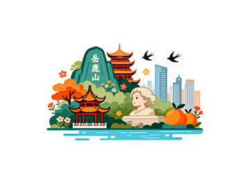 城市建筑插画14