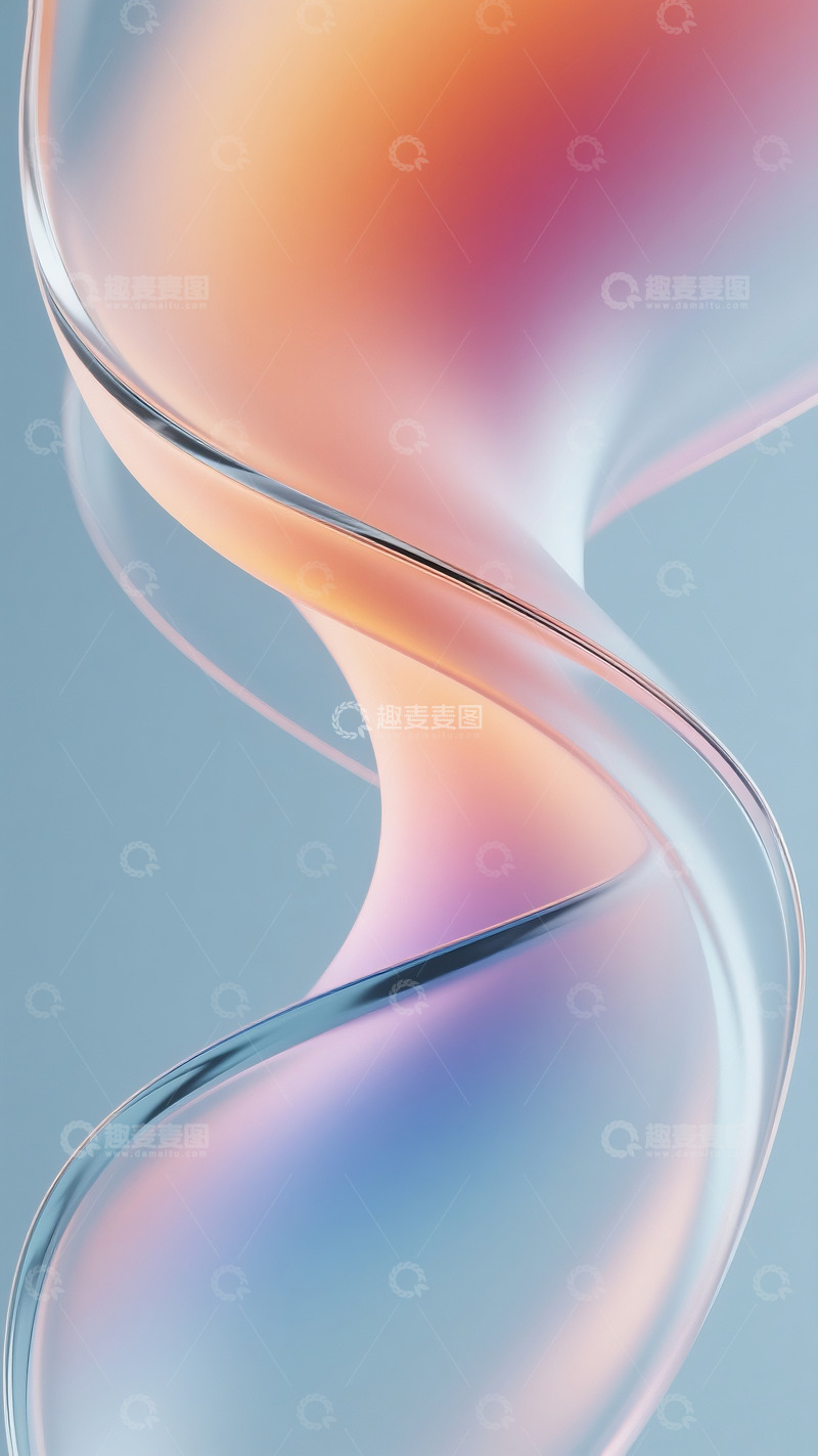 高清大图下载【趣麦麦图】扭曲磨砂玻璃背景1