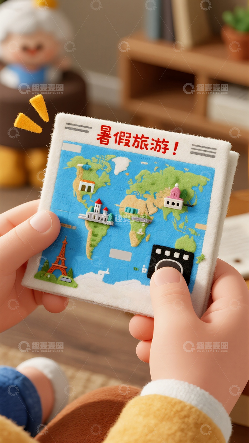 高清大图下载【趣麦麦图】-暑期环球旅游规划手册