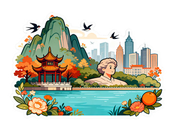 城市建筑插画16