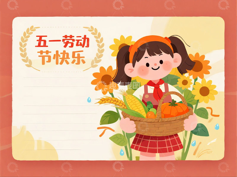 五一劳动节的丰收喜悦