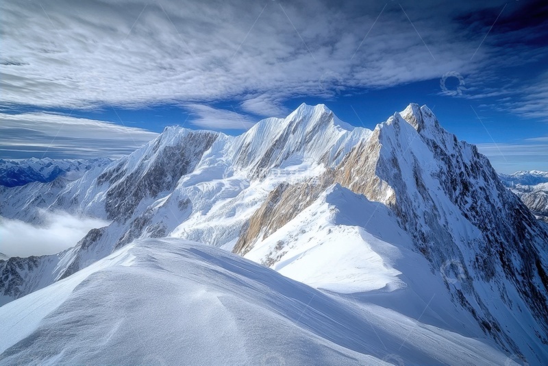 高清大图下载【趣麦麦图】雪山山脉自然美景