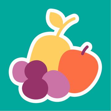 活泼多彩水果插画