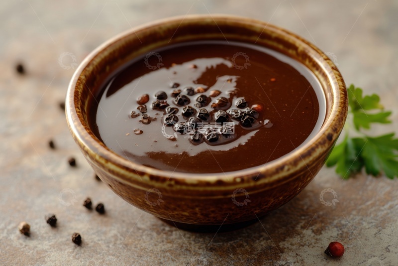 高清大图下载【趣麦麦图】一碗蘸料麻酱