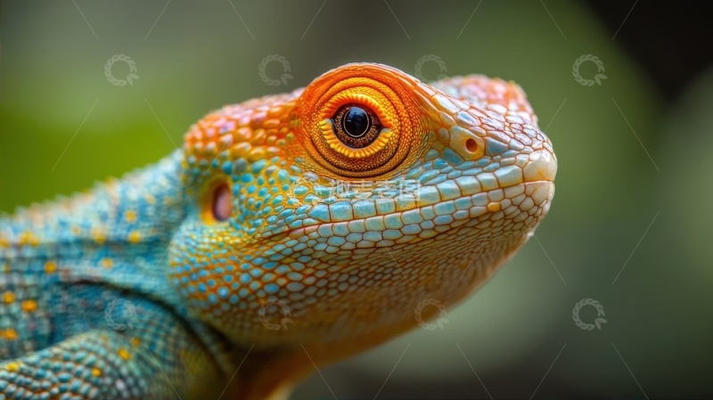 高清大图下载【趣麦麦图】蜥蜴特写摄影