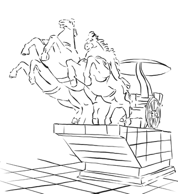 温州五马街线稿