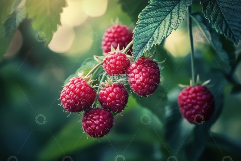 高清大图下载【趣麦麦图】野外生长的红色莓果