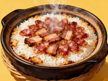 广式烧腊煲仔饭插画3