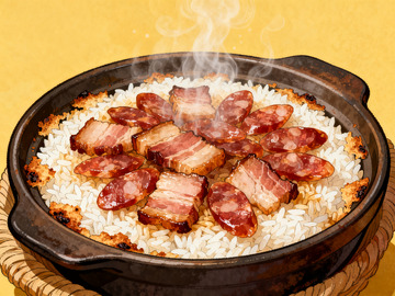 广式烧腊煲仔饭插画4