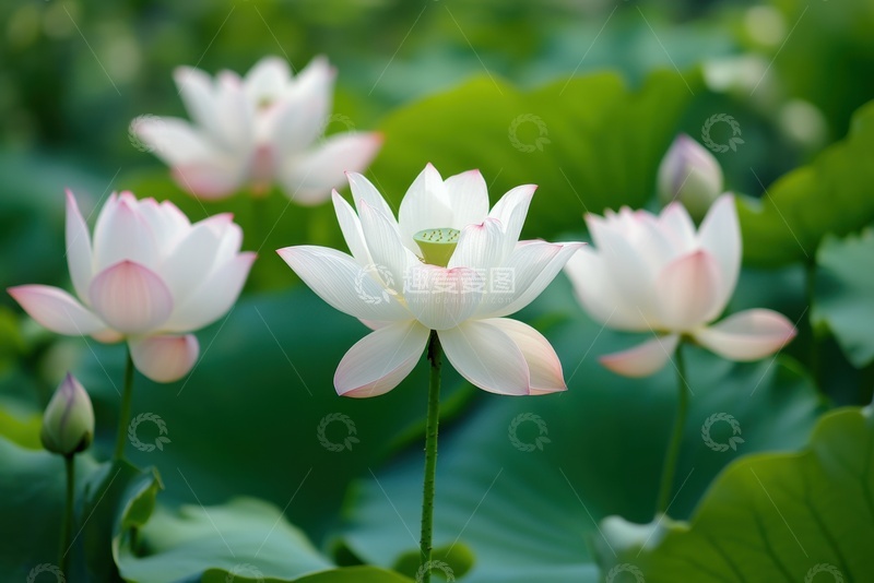 高清大图下载【趣麦麦图】娇艳欲滴的荷花