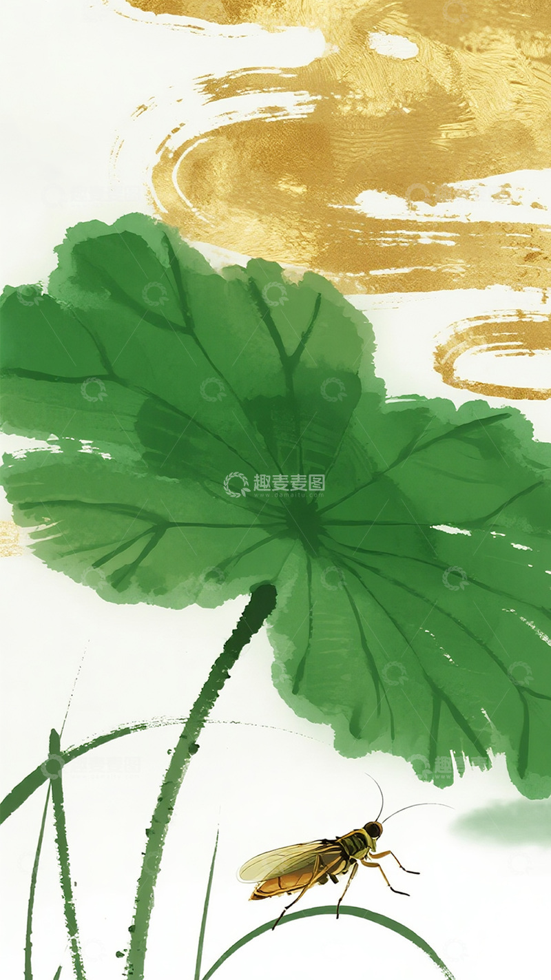 高清大图下载【趣麦麦图】夏日绿色主题荷花莲花2