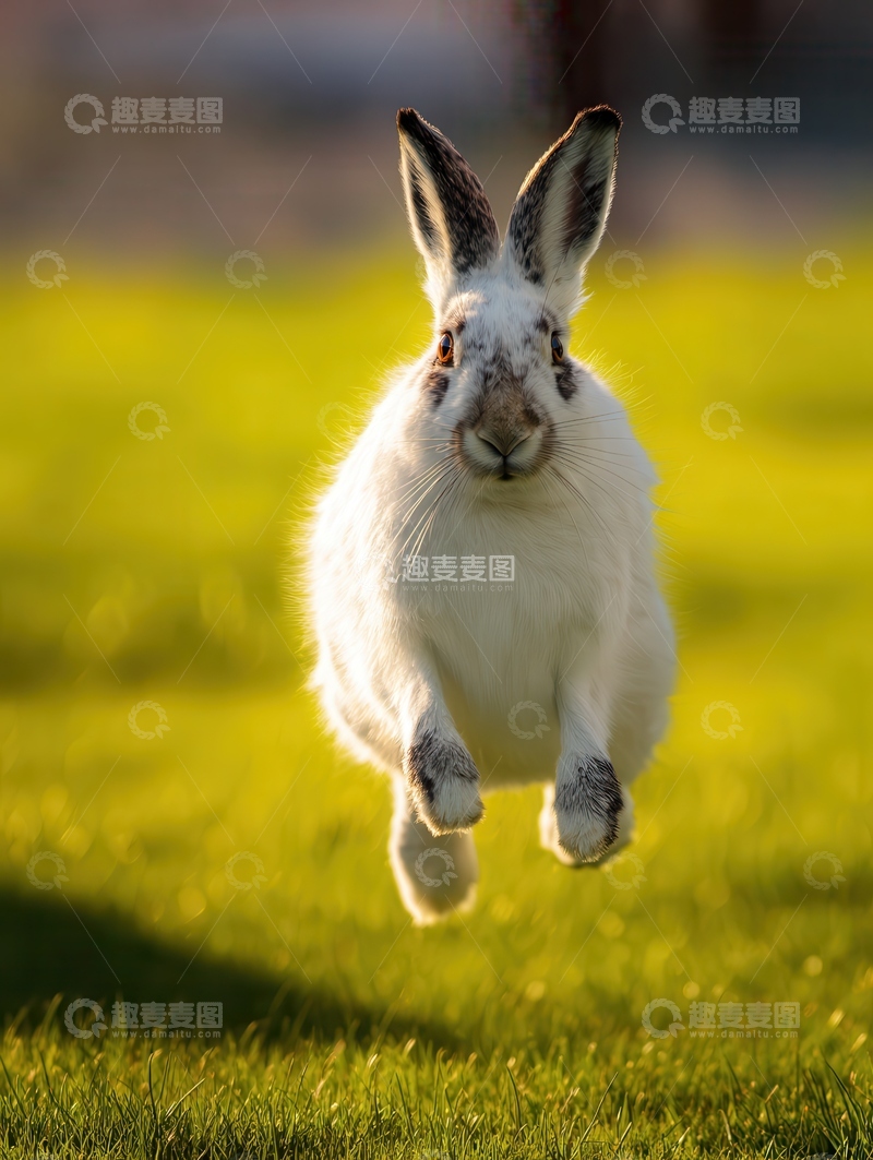 高清大图下载【趣麦麦图】雪鞋   兔子  竖耳