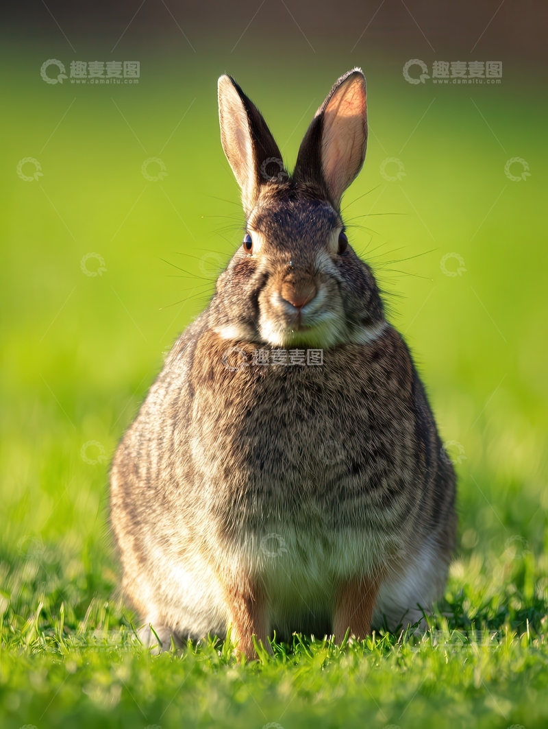 高清大图下载【趣麦麦图】美洲  棉尾兔  萌宠