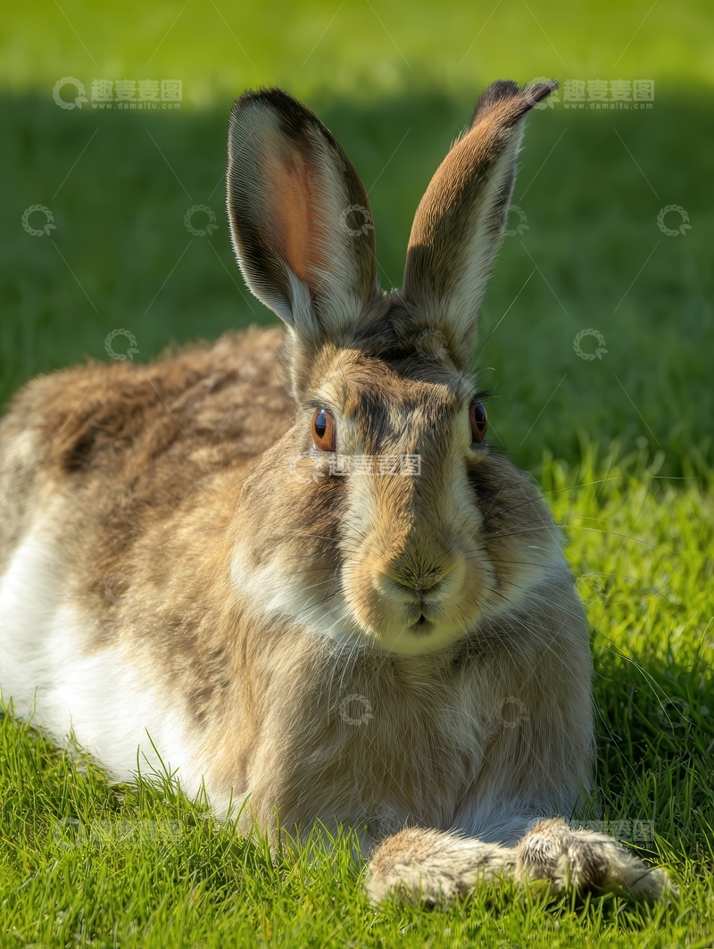高清大图下载【趣麦麦图】雪鞋   兔子  萌萌-