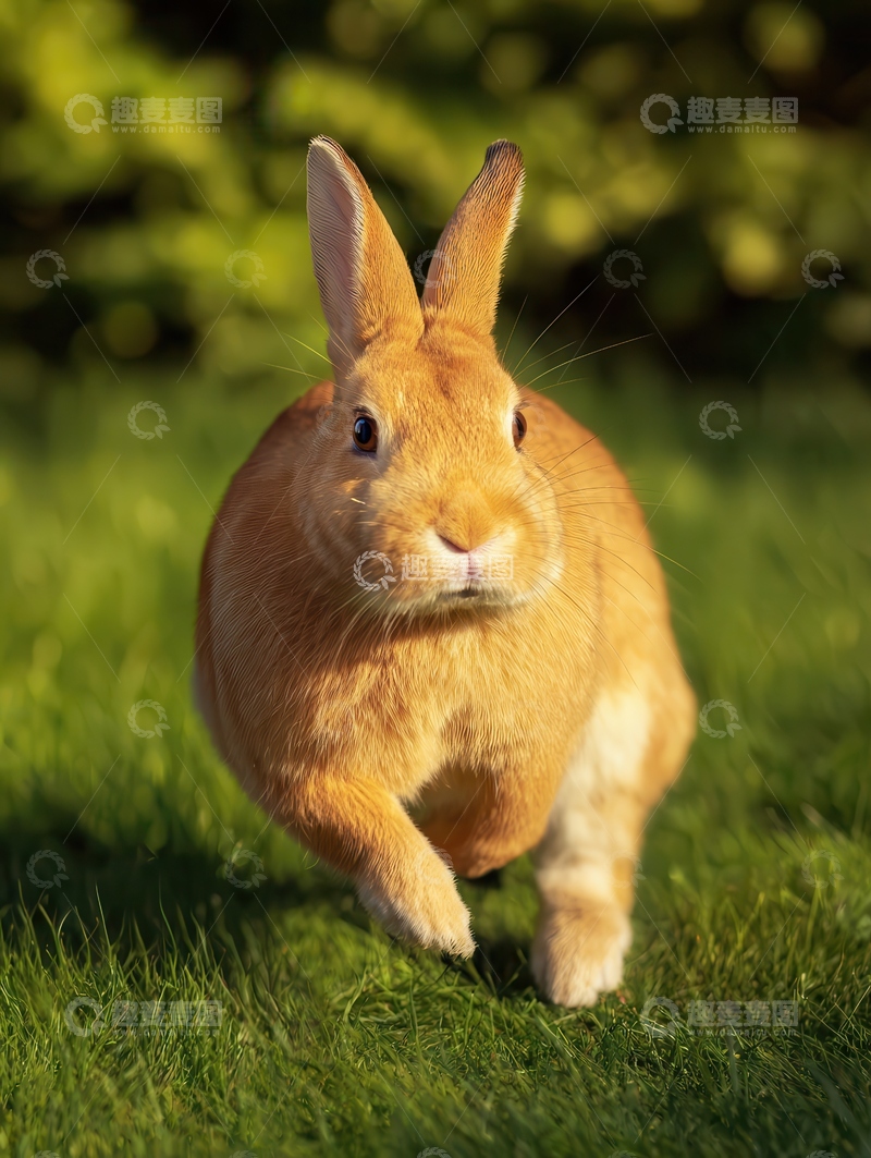 高清大图下载【趣麦麦图】阿萨密  兔子   竖耳