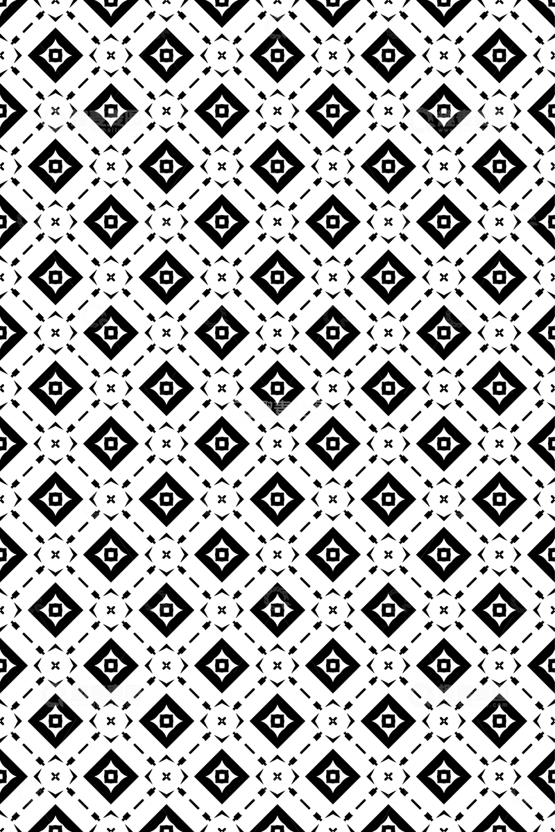 源文件下载【趣麦麦图】几何无缝花型