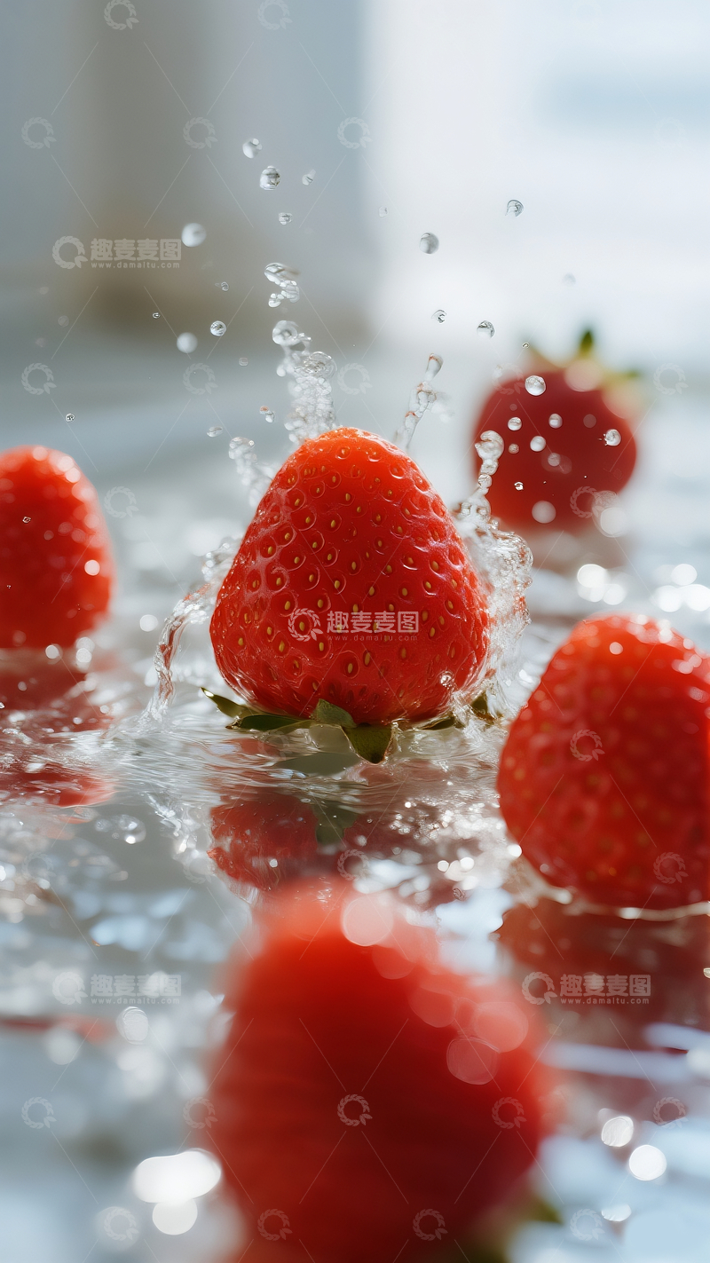 源文件下载【趣麦麦图】草莓广告图3