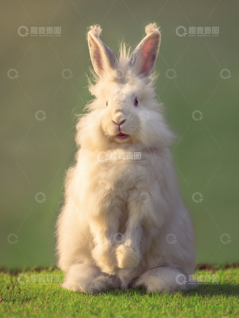 高清大图下载【趣麦麦图】安哥拉兔  可爱  呆萌