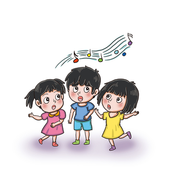 小学生快乐唱歌