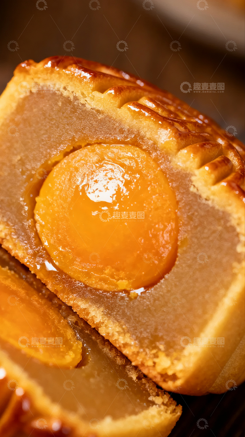 高清大图下载【趣麦麦图】中秋节月饼海报6