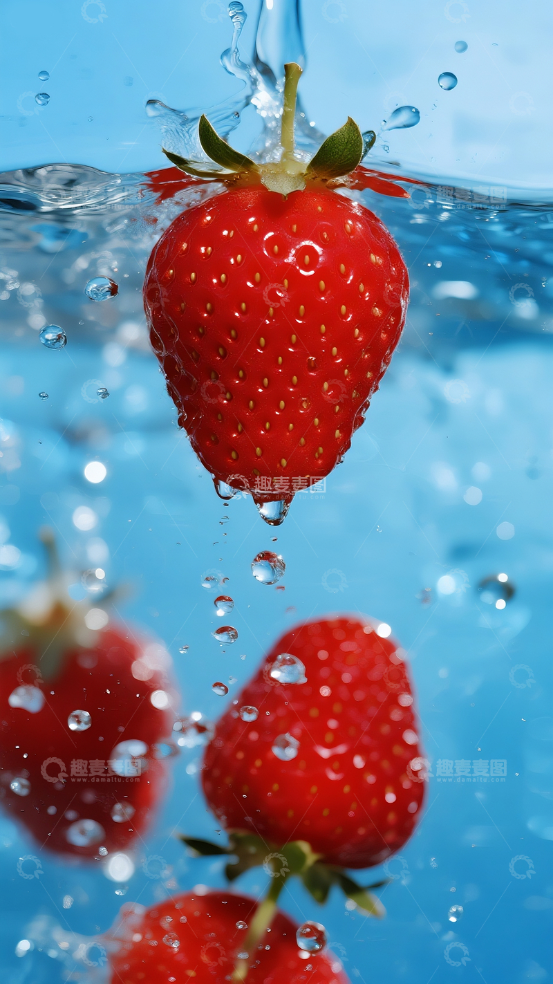 源文件下载【趣麦麦图】草莓广告图2