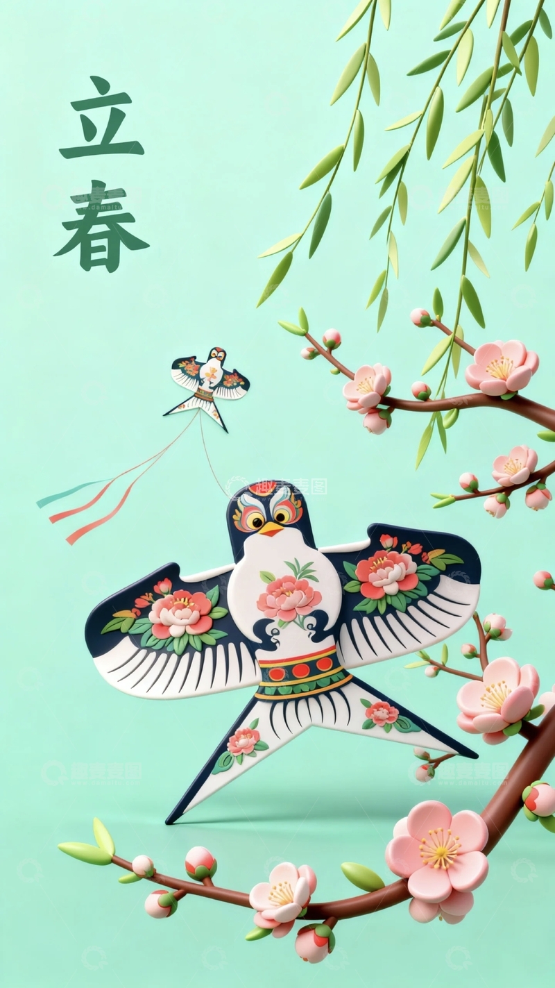 高清大图下载【趣麦麦图】国潮国风立体山水2