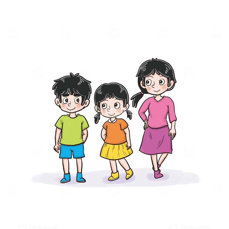 源文件下载【趣麦麦图】-老师带领学生