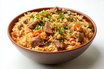 一碗牛肉香葱炒饭