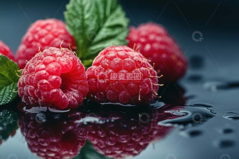 高清大图下载【趣麦麦图】放在桌面上的莓果