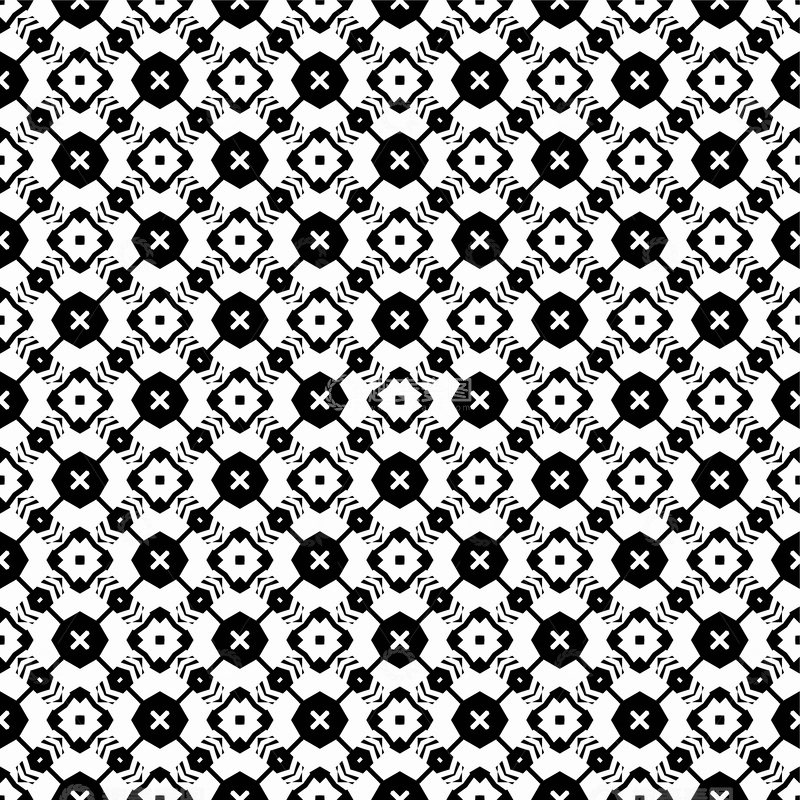 源文件下载【趣麦麦图】几何花纹无缝设计